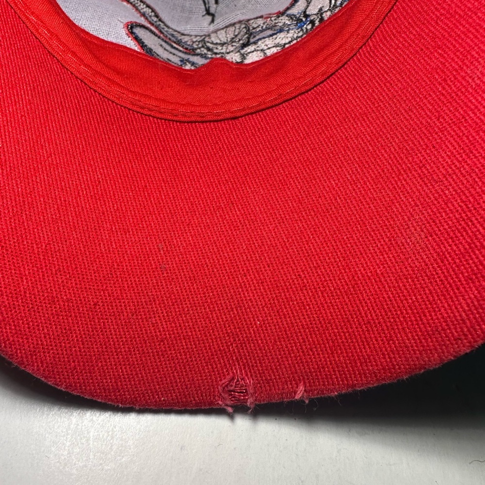 Spiderman Black and Red Adjustable Cap Unisex Kids Youth Hat EUC Strapback - Picture 6 of 10